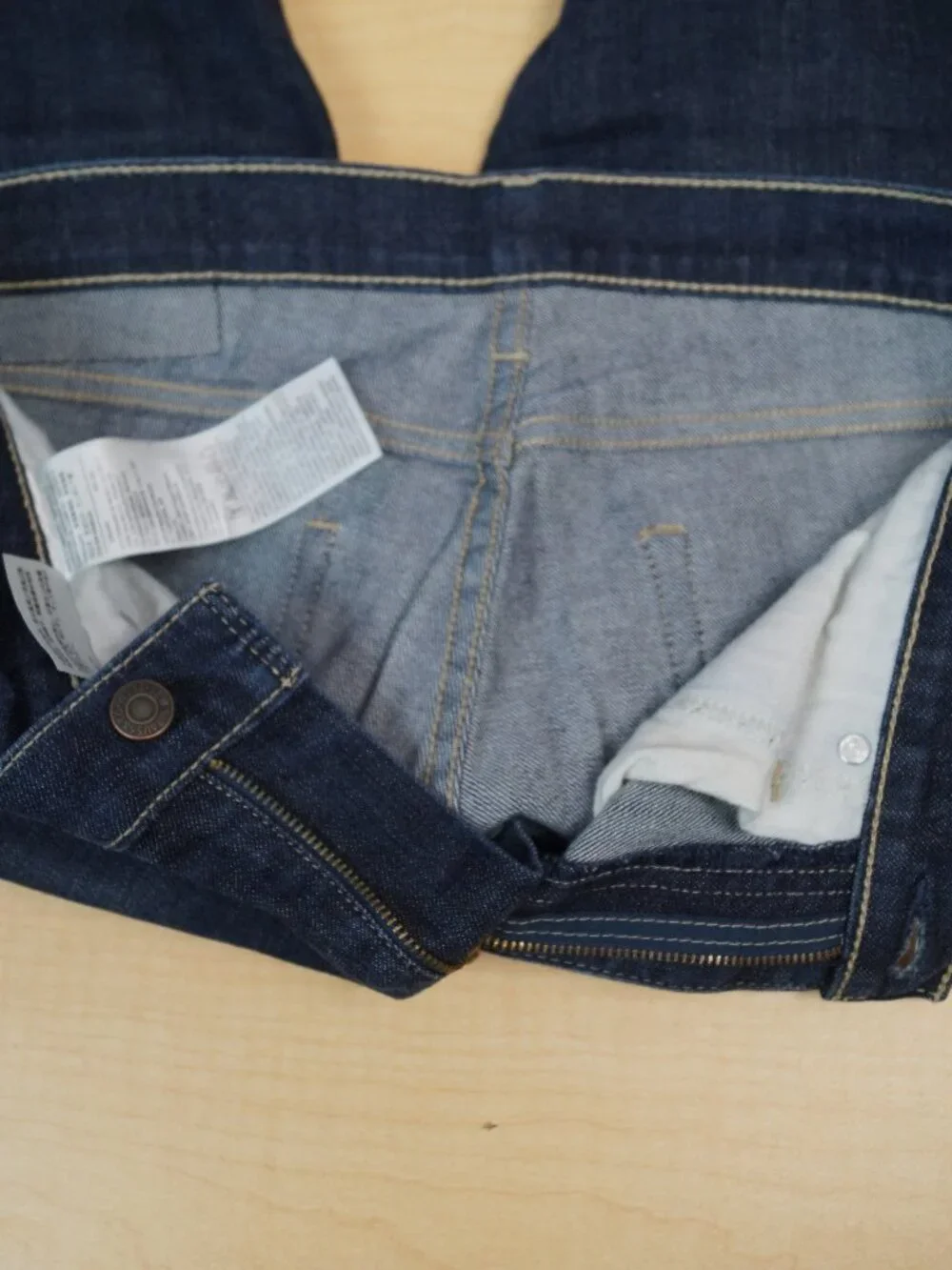 Levis 511 Jeans Slim Fit Straight Leg Dark Blue Denim Red Tab Mens 31 x 30